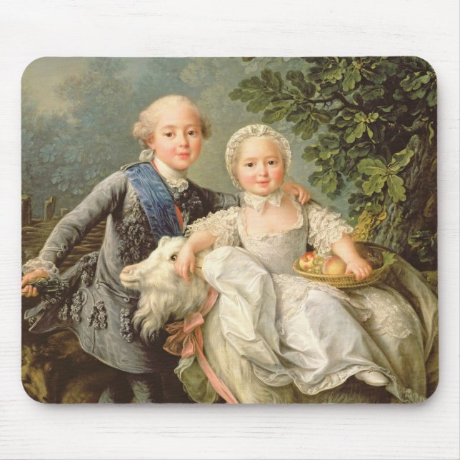 Mousepad Retrato de Charles Philippe de France (1757-1836) (Frente)