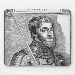 Mousepad Retrato de Charles V, imperador romano santamente