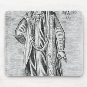 Mousepad Retrato de Charles V, imperador romano santamente