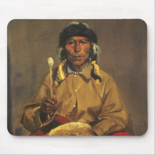 Mousepad Retrato de Dieguito Roybal por Robert Henri