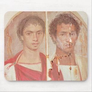 Mousepad Retrato de dois irmãos