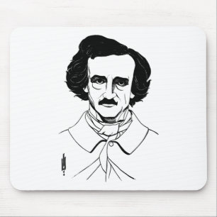 Mousepad Retrato de Edgar Allan Poe