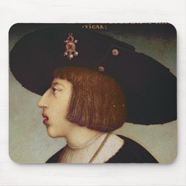 Mousepad Retrato de Ferdinand mim, imperador romano (Frente)
