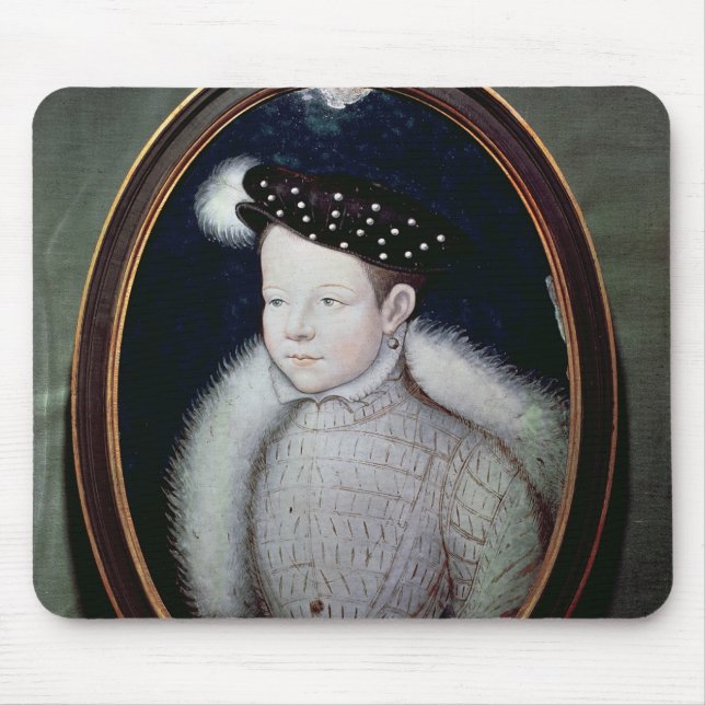 Mousepad Retrato de Francis II como o Dauphin de France (Frente)