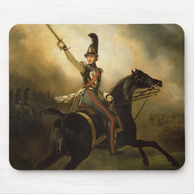 Mousepad Retrato de Friedrich Heinrich 1830 (Frente)