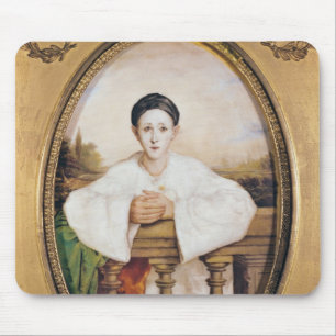 Mousepad Retrato de Gaspard Deburau como Pierrot, c.1815