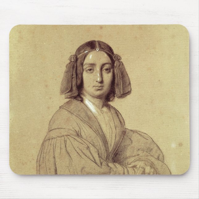 Mousepad Retrato de George Sand 1837 (Frente)