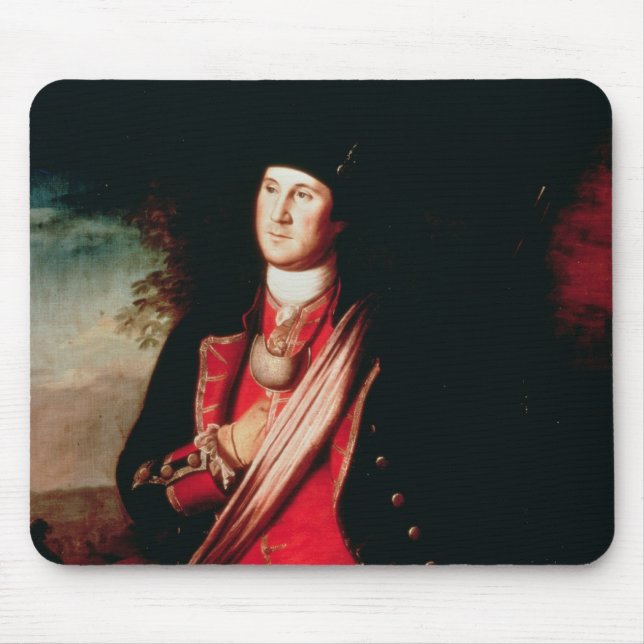 Mousepad Retrato de George Washington 1772 (Frente)