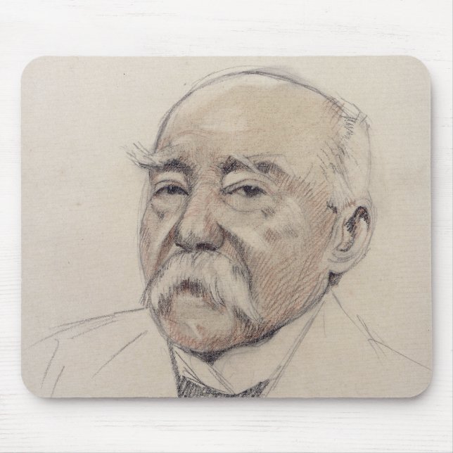 Mousepad Retrato de Georges Clemenceau (Frente)