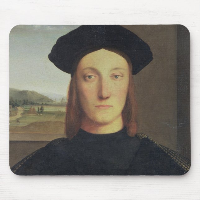 Mousepad Retrato de Guidobaldo da Montefeltro, duque de Urb (Frente)