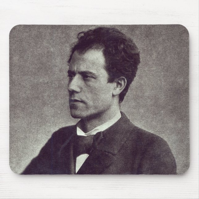 Mousepad Retrato de Gustav Mahler, 1897 (Frente)