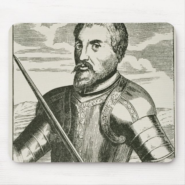 Mousepad Retrato de Hernando de Soto (Frente)