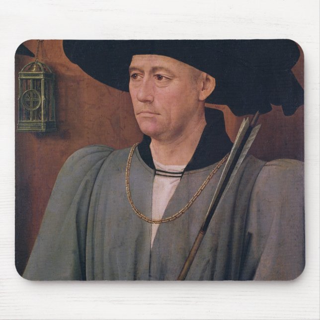 Mousepad Retrato de Jean Lefevre de Santo-Remy (Frente)