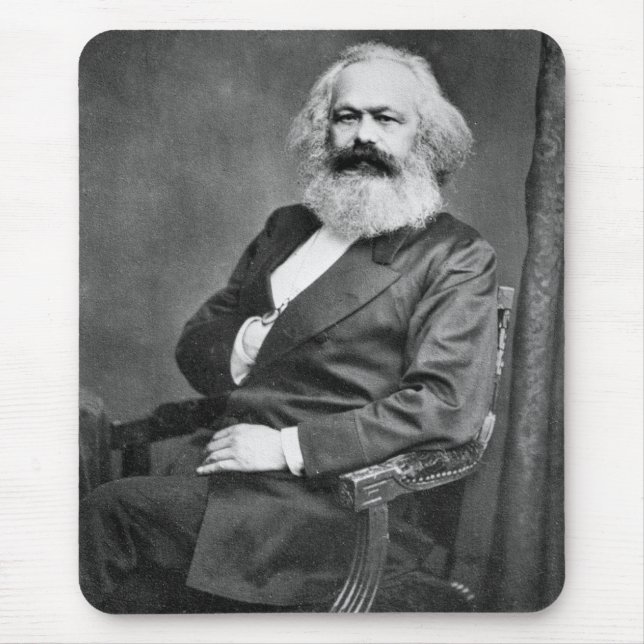 Mousepad Retrato de Karl Marx (Fundador do Marxismo) (Frente)