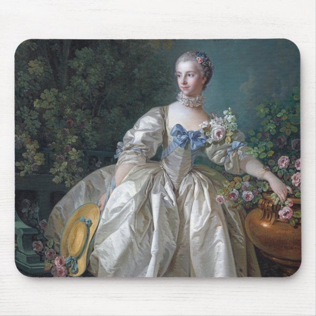 Mousepad Retrato de Madame Bergeret, Boucher (Frente)