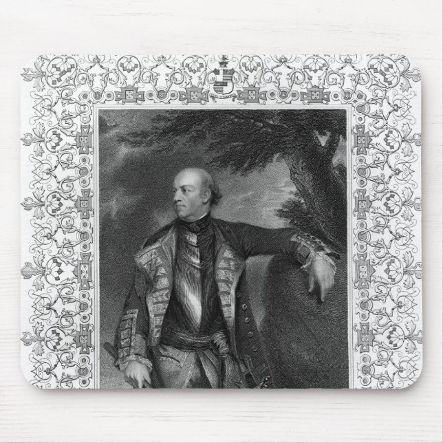 Mousepad Retrato de maneiras de John, marquês de Granby (Frente)