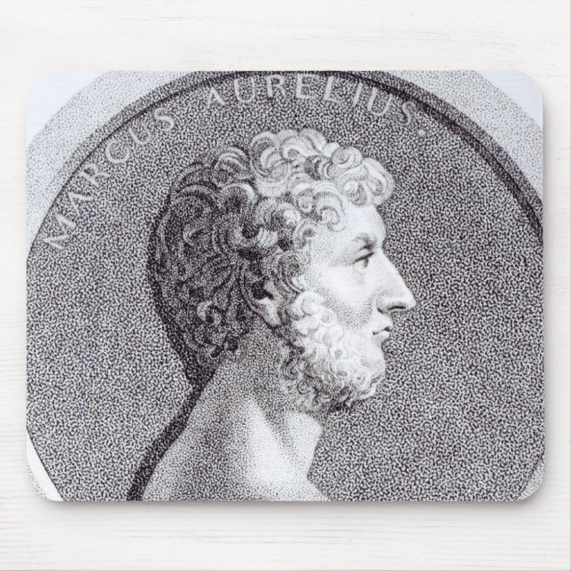 Mousepad Retrato de Marcus Aurelius (Frente)