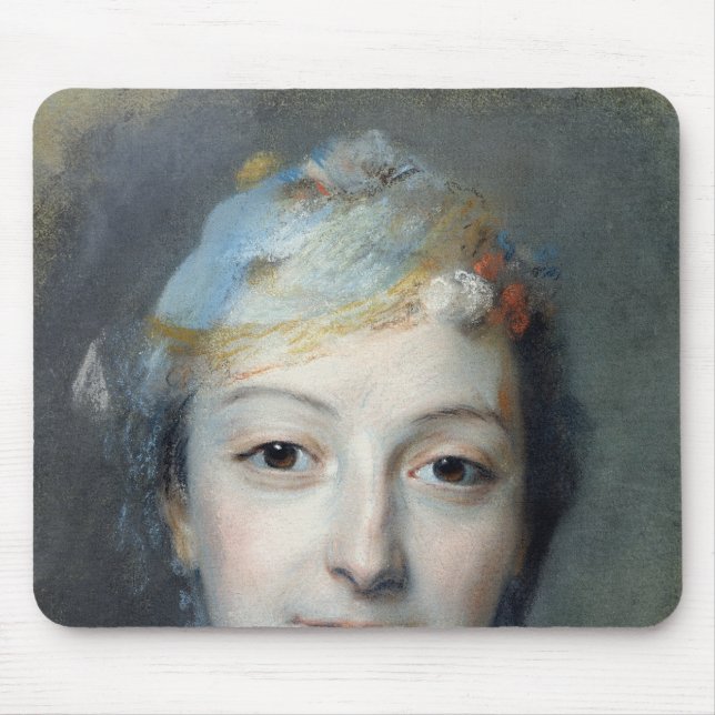 Mousepad Retrato de Marie Fel 1757 (Frente)