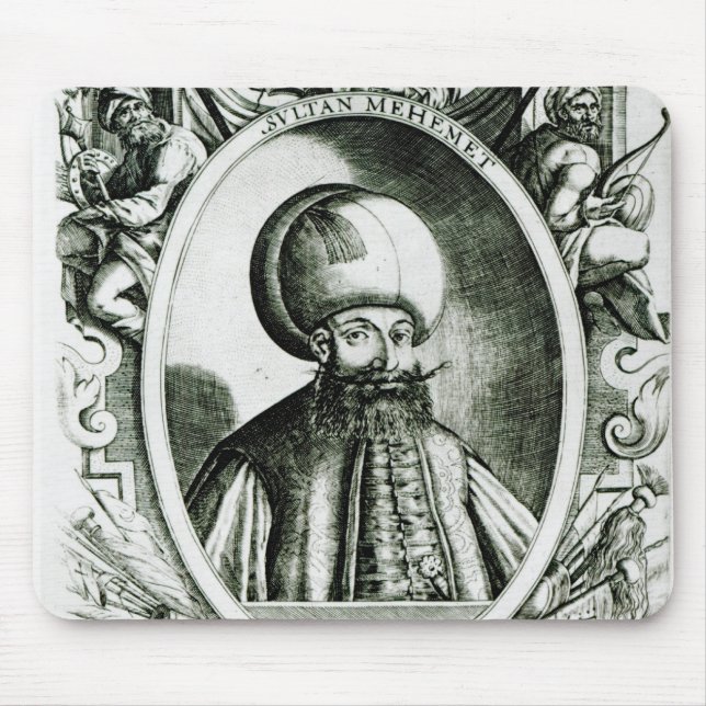 Mousepad Retrato de Mehmet III (Frente)