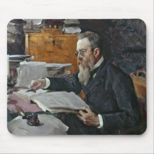 Mousepad Retrato de Nikolai Andreyevich Rimsky-Korsakov