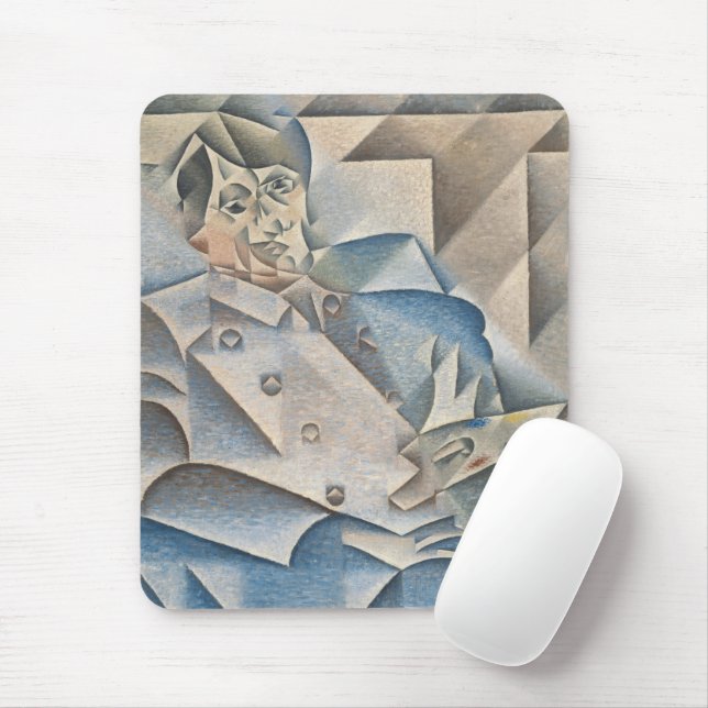 Mousepad Retrato de Pablo Picasso por Juan Gris (Com mouse)