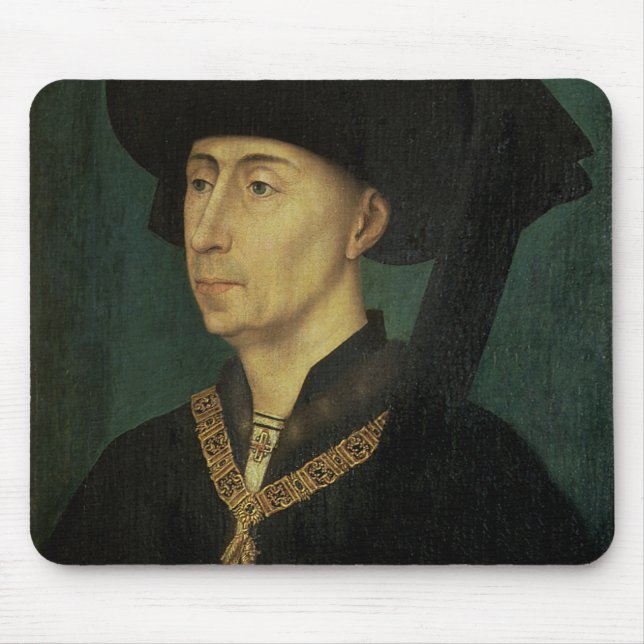 Mousepad Retrato de Philip o bom duque de Borgonha (Frente)