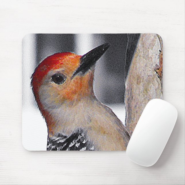 Mousepad Retrato de Pica-Pau (Com mouse)