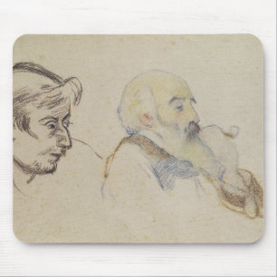 Mousepad Retrato de Pissarro por Gauguin