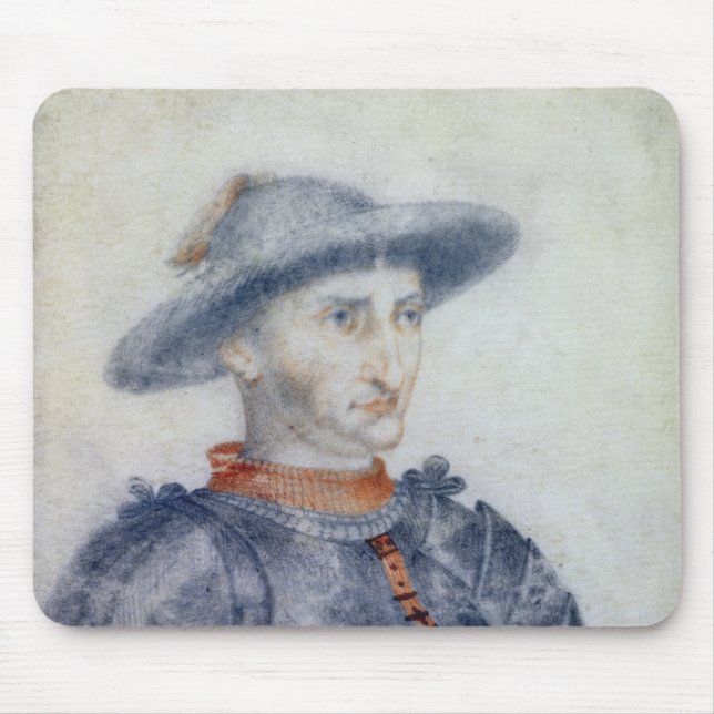 Mousepad Retrato de Rene mim duque de Anjou (Frente)
