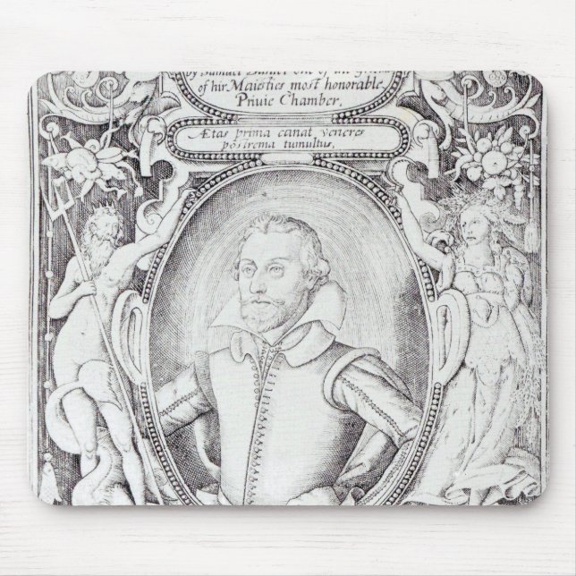 Mousepad Retrato de Samuel Daniel (Frente)