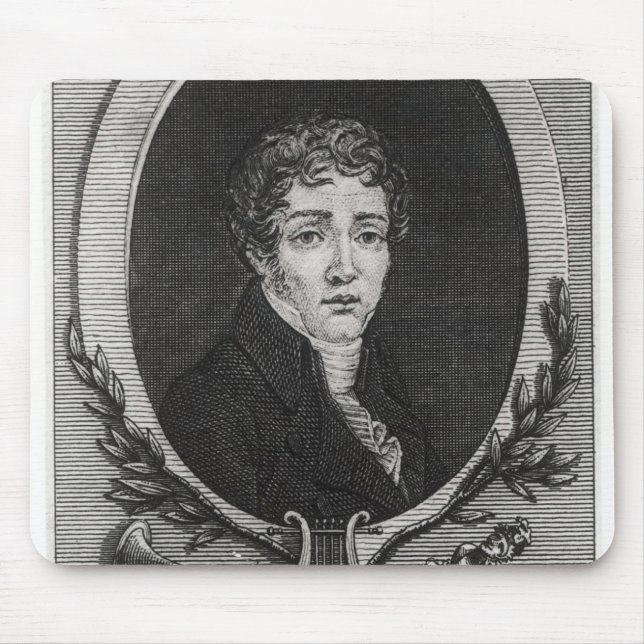 Mousepad Retrato de Sebastian-Roch Nicolas (Frente)