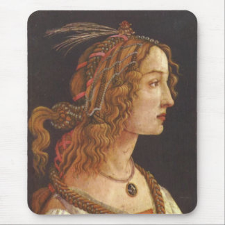 Mousepad Retrato de Simonetta nova Vespucci