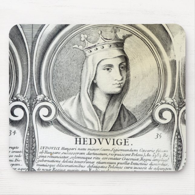 Mousepad Retrato de St.Jadwiga (Frente)