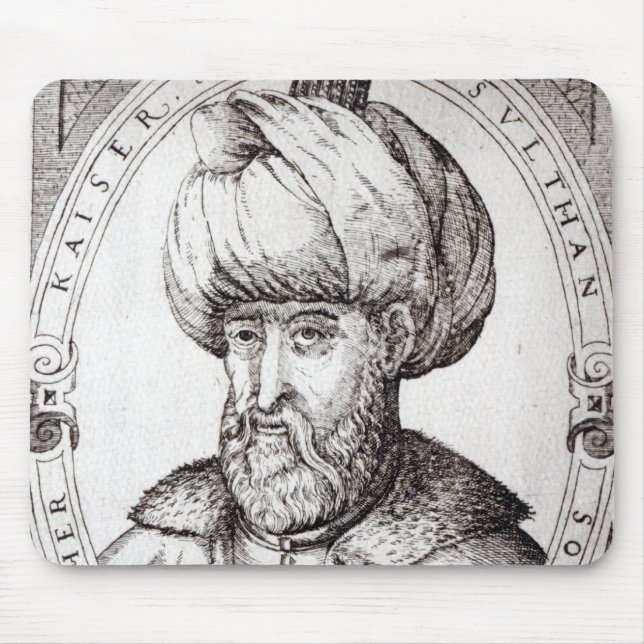 Mousepad Retrato de Suleiman o magnífico (Frente)