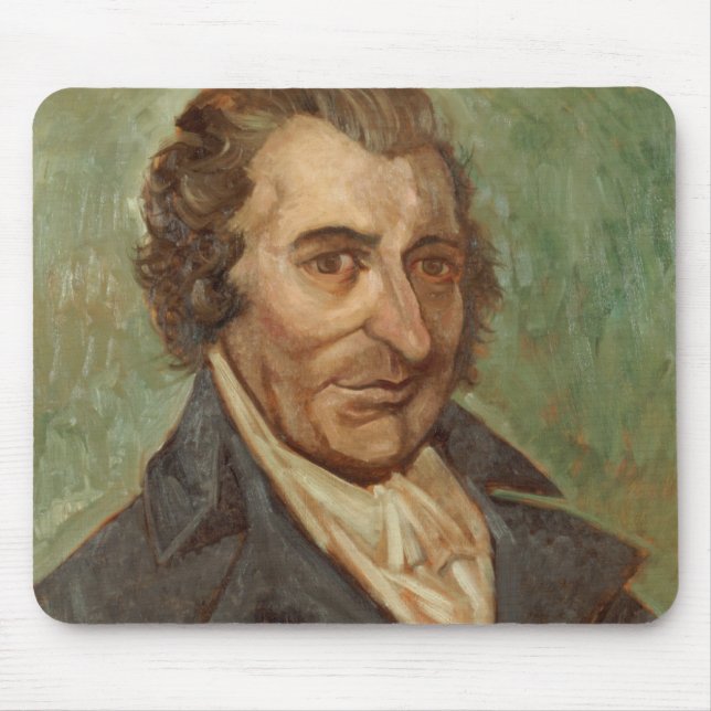 Mousepad Retrato de Thomas Paine (Frente)