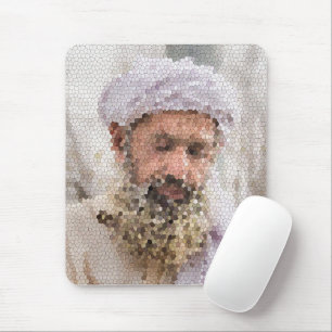Mousepad Retrato de um afegão idoso