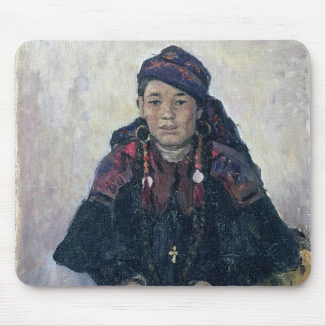 Mousepad Retrato de um Cossack Mulher, 1909 (Frente)