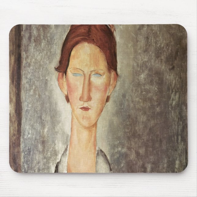 Mousepad Retrato de um estudante, c.1918-19 (Frente)