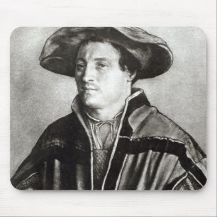 Mousepad Retrato de um homem com um chapéu vermelho, c.153
