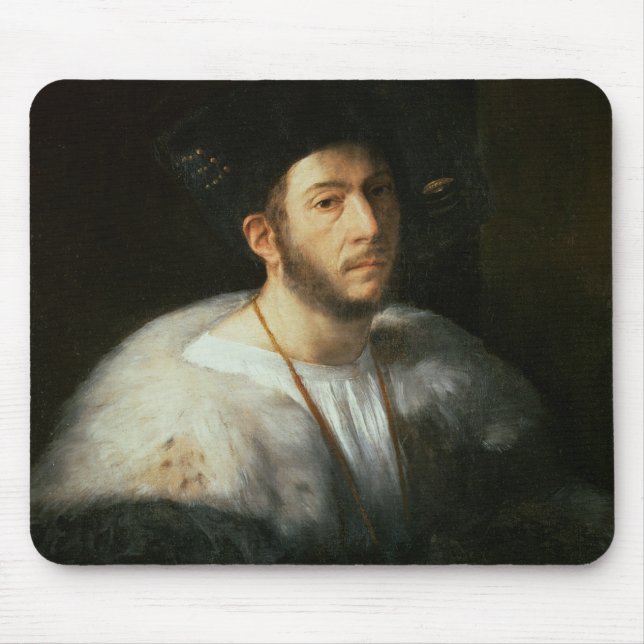 Mousepad Retrato de um homem, possivelmente Cesare Borgia (Frente)