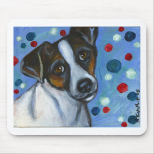 Mousepad Retrato de um Jack Russell