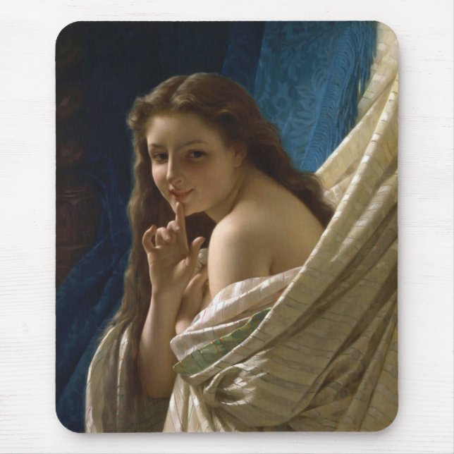 Mousepad Retrato de uma Jovem Bela-Incrível (Frente)