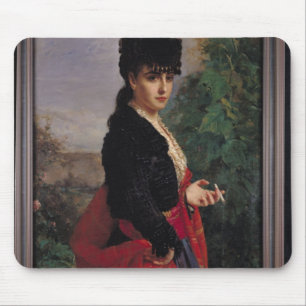 Mousepad Retrato de uma mulher espanhola
