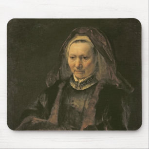 Mousepad Retrato de uma mulher idosa, C. 1650