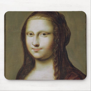 Mousepad Retrato de uma mulher inspirada pela Mona Lisa