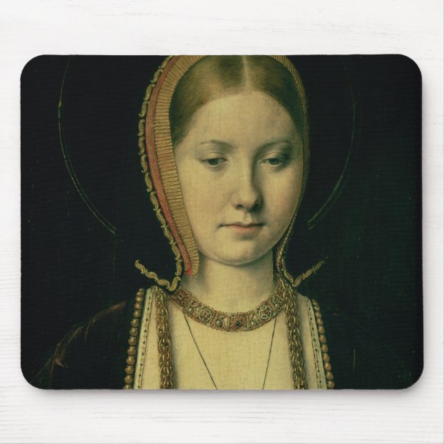 Mousepad Retrato de uma mulher, possivelmente Catarina de (Frente)