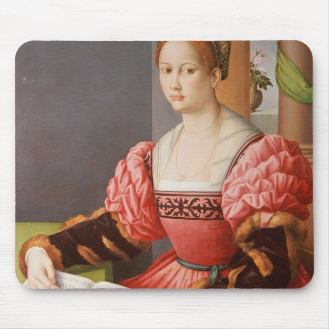 Mousepad Retrato de uma senhora (Frente)