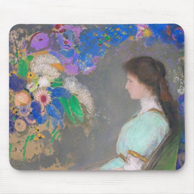 Mousepad Retrato de Violette Heymann, Redon (Frente)