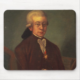Mousepad Retrato de Wolfgang Amadeus Mozart 2