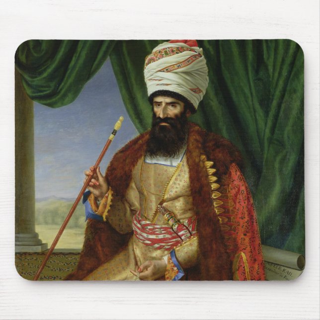 Mousepad Retrato do asker-Khan, embaixador de Persia (Frente)